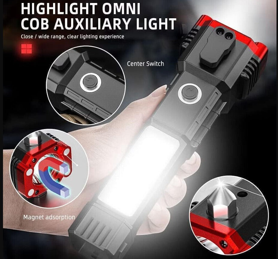 Rechargeable LED Torch Light – High Power Flashlight