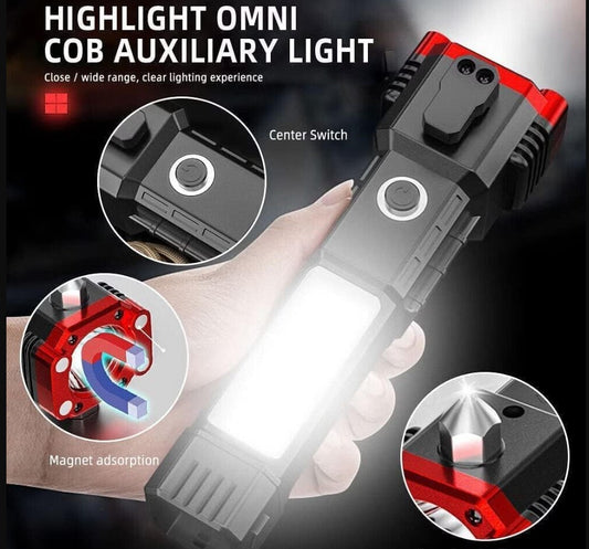Rechargeable LED Torch Light – High Power Flashlight